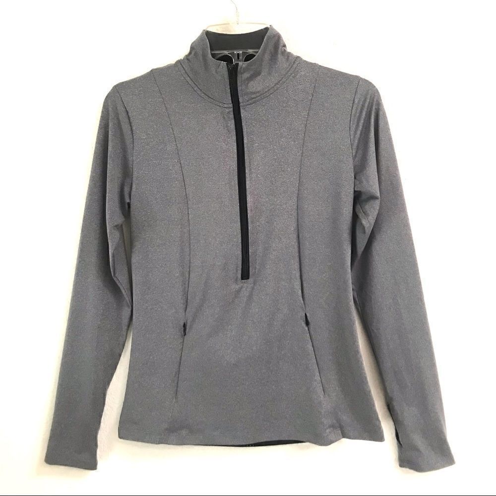 Pink Victoria’s Secret 3/4 zip pull over running jacket S‎
